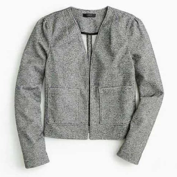 J. Crew Jackets & Blazers - J.Crew 365 Boucle Blazer in Grey L